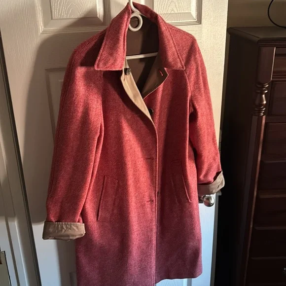 Balmain Pink Trench Coat - Picture 4 of 12